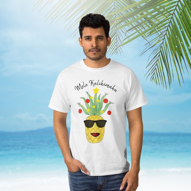 Ananas Mele Kalikimaka T-Shirt (Von Creator hochgeladen)