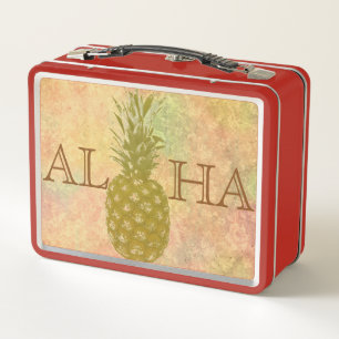 Ananas-Metal-Lunch Box Metall Brotdose