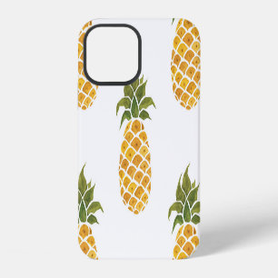 Ananas mit handgemalten Ananas, Aquarell. iPhone 12 Hülle