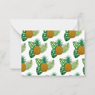 Ananas Mitteilungskarte