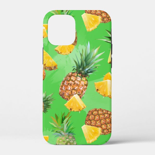 Ananas-Muster 6 Case-Mate iPhone Hülle (Rückseite)