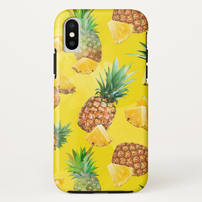 Ananas-Muster 7 Case-Mate iPhone Hülle (Rückseite)