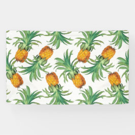Ananas-Muster Banner
