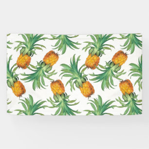 Ananas-Muster Banner