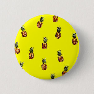Ananas-Muster Button