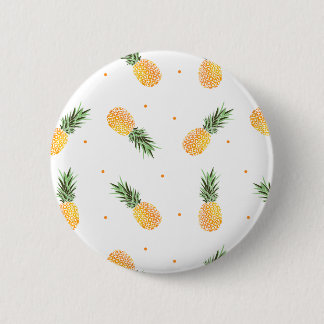 Ananas-Muster Button