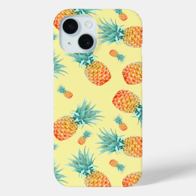 Ananas-Muster Case-Mate iPhone Hülle (Rückseite)
