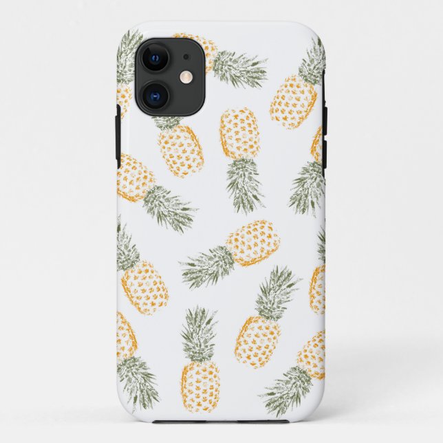 Ananas-Muster Case-Mate iPhone Hülle (Rückseite)