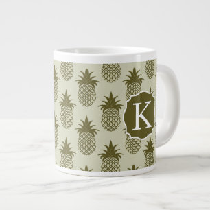 Ananas-Muster Erste Schritte Jumbo-Tasse