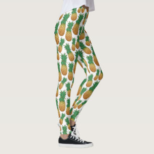 Ananas Muster Leggings