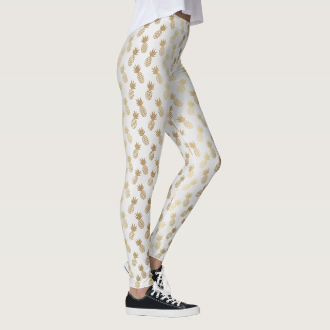 Ananas-Muster Leggings (Rechts)