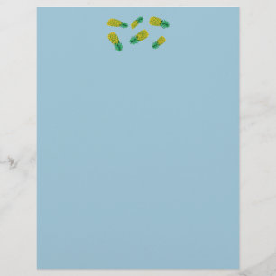 Ananas Muster Letterhead