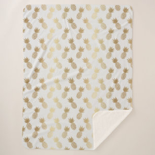 Ananas-Muster Sherpadecke