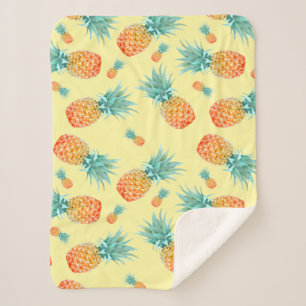 Ananas-Muster Sherpadecke