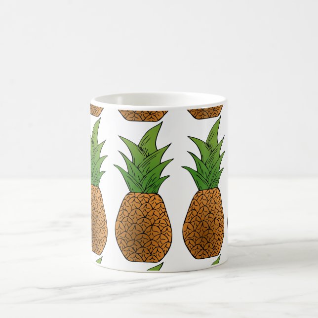 Ananas Muster Thunder_Cove Kaffeetasse (Mittel)