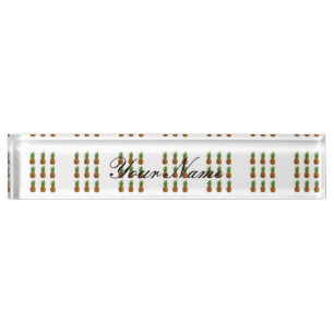 Ananas-Muster Thunder_Cove Namensplakette