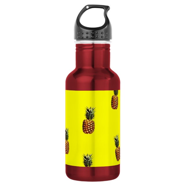 Ananas-Muster Trinkflasche (Vorderseite)