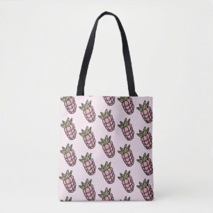 Ananas Muster Y2K Retro Funky Tasche