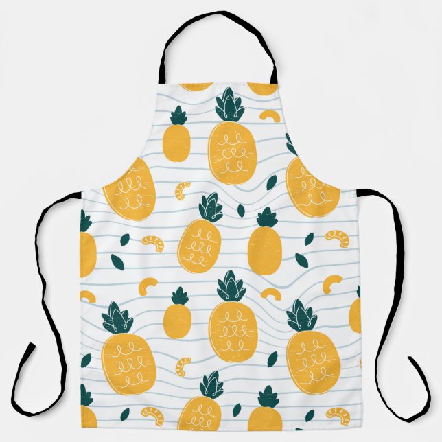 Ananas nahtloses Muster Schürze (Vorderseite)