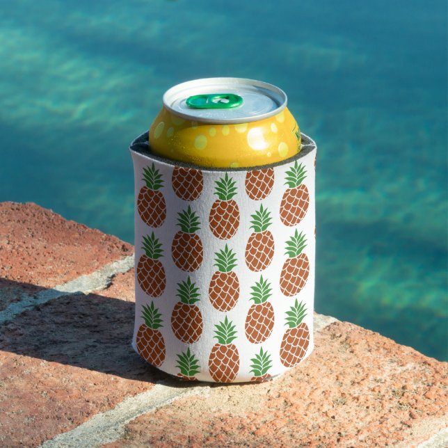 Ananas natürliche Farben Dosenkühler (In Situ Pool)