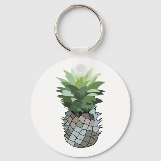 Ananas Niedliche Ananas Schlüsselanhänger (Vorderseite)