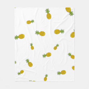 Ananas niedlicher nahtloser Muster Hintergrund. Vi Fleecedecke
