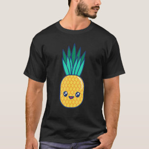 Ananas Niedlicher tropischer Früchte Sommer Strand T-Shirt