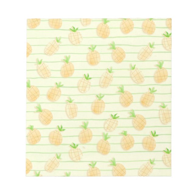 Ananas Notizblock (Vorderseite)