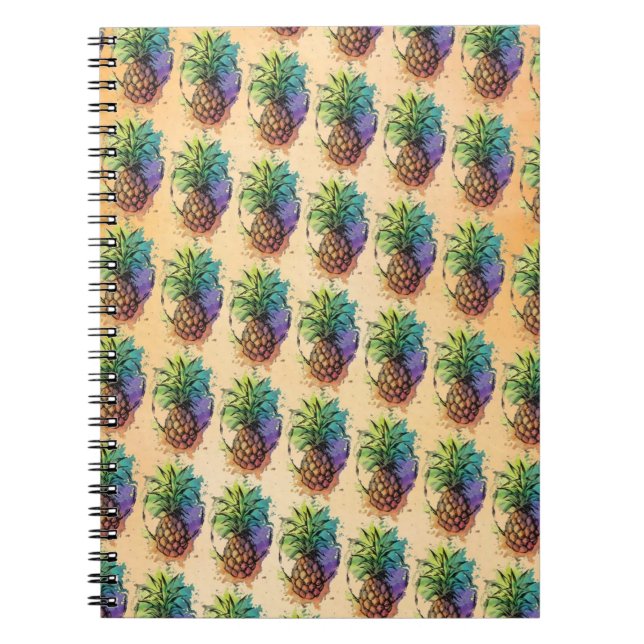 Ananas Notizblock (Vorderseite)
