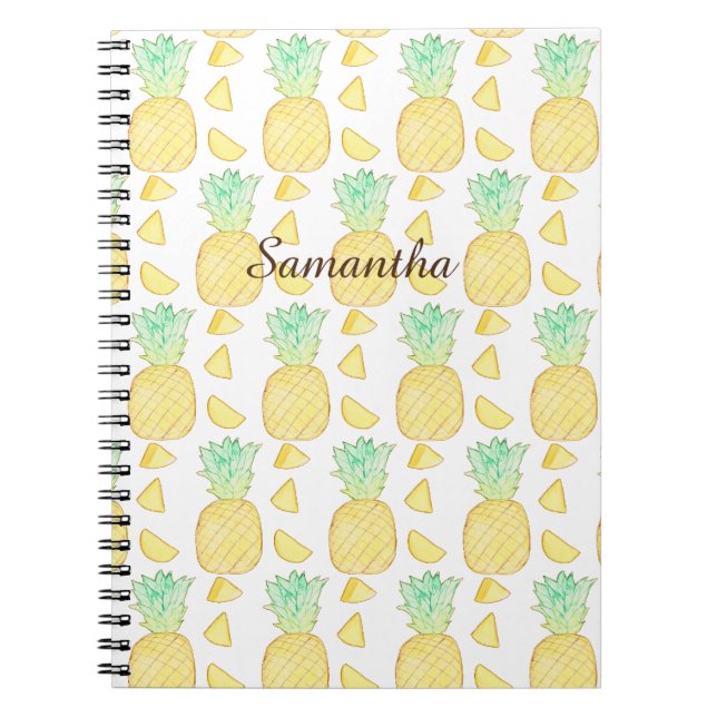 Ananas Notizblock (Vorderseite)