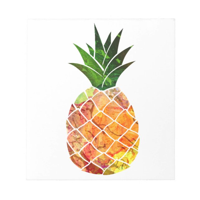 Ananas Notizblock (Vorderseite)