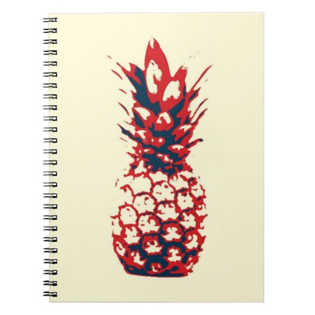 Ananas Notizblock (Vorderseite)
