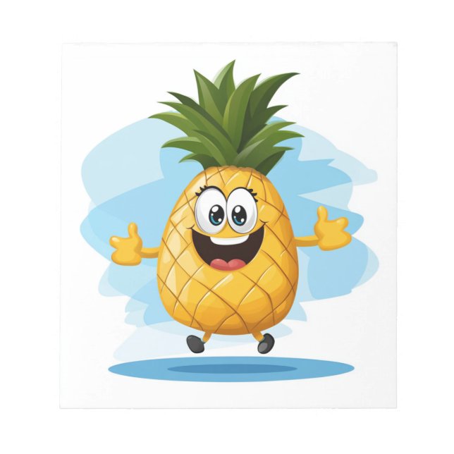 Ananas Notizblock (Vorderseite)