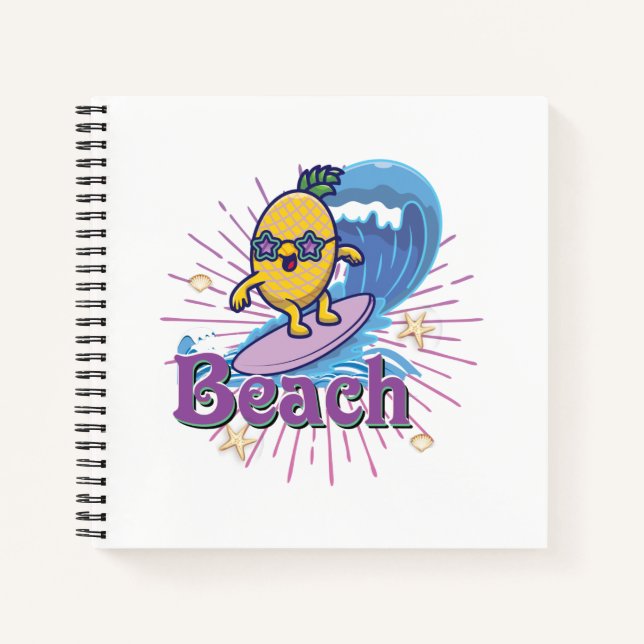 Ananas Notizbuch (Vorderseite)