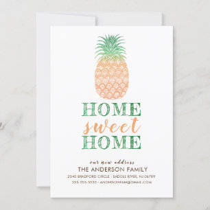 Ananas Nouvelle adresse Faire-part de déplacement