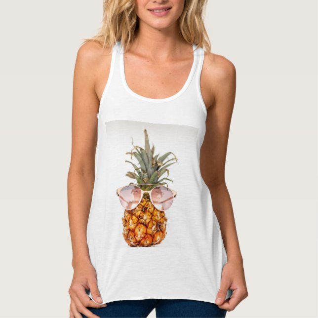 Ananas Obst Foto Tank Top (Vorderseite)