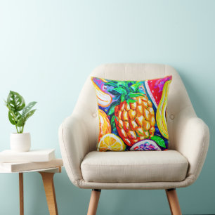 Ananas Orange Banana Fruits. Jetzt kaufen Kissen