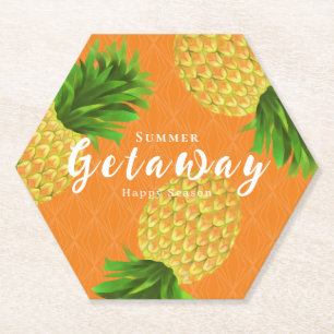 Ananas-Orange Untersetzer