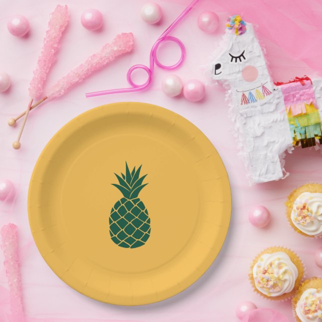 Ananas Pappteller (Party)