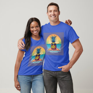 "Ananas-Paradies: Viel Spaß beim tropischen Design T-Shirt
