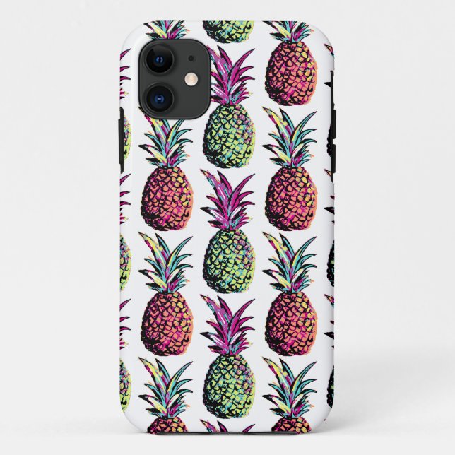 Ananas-Party-Muster Case-Mate iPhone Hülle (Rückseite)
