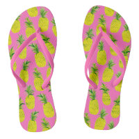 Ananas-Party Rosa Flip Flops