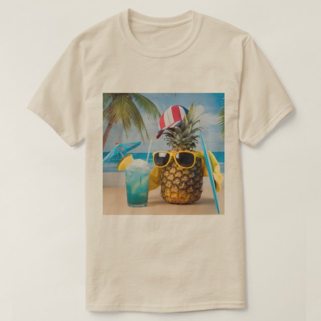 Ananas-Party-T - Shirt (Design vorne)