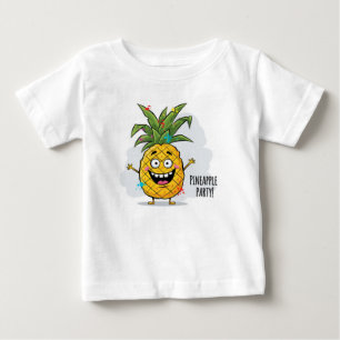Ananas-Party von Natasha Us Baby T-shirt