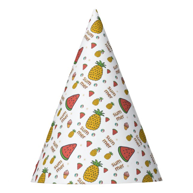 Ananas Partyhütchen (Vorderseite)
