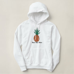 Ananas personalisiert bestickter hoodie