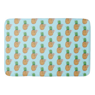 Ananas Pika nimmt ein Chomp Aqua Badematte