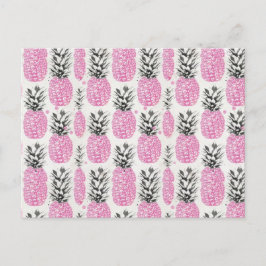 Ananas-Pink Postkarte