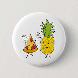 Ananas-Pizza Button