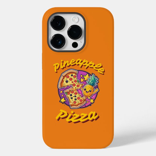 Ananas Pizza Case-Mate iPhone 14 Pro Hülle (Rückseite)